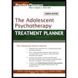 Adolescent Psychotherapy Treatment Planner