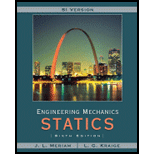 Meriam Engineering Mechanics Staticssi  Statics Si Version