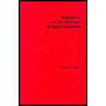 Radiometry and Detection of Optical Radiation