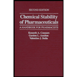 Chemical Stability of Pharmaceutricals  A Handbook for Pharmacists