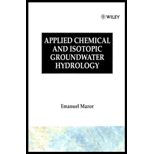 Applied Chemical and Isotopic Groundwater Hydrology