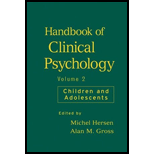 Handbook of Clinical Psychology, Volume 2