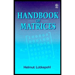 Handbook of Matrices