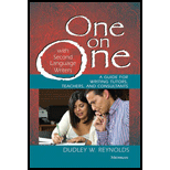 One on One with Second Language Writers A Guide for Writing Tutors, Teachers, and Consultants