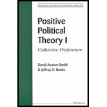 Positive Political Theory I