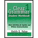 Clear Grammar 1 Student Workbook