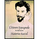 LHeure Espagnole in Full Score (Sheet Music)