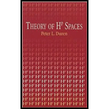 Theory of Hp Spaces