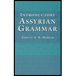 Introductory Assyrian Grammar