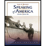 Speaking of America  Readings in U.S. History, Volume 2  Since 1865