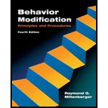 Behavior Modification  Principles and Procedures