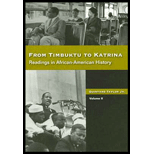 From Timbuktu to Katrina  Sources in African   American History Volume 2