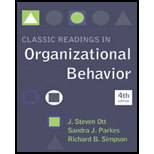 Classic Readings in Organizational Behavior