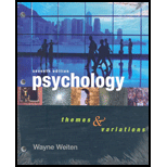 Psychology  Themes and Variations (Looseleaf)  Package