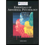 Essentials of Abnorm. Psych.  With CD (Custom)