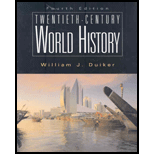 Twentieth Century World History  Package