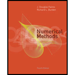 Numerical Methods   Student Solution Manual