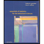 Essentials of Statistics for the Behavioral Sciences   Package