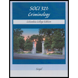 SOCI 321 Criminology (Custom)