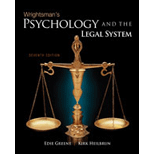 Wrightsmans Psychology and the Legal System