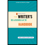 Writers Harbrace Handbook, 2009 MLA    (Loose)