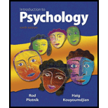 Intro. to Psych.  Std. Guide 9TH Edition, Rod Plotnik (9780495908401 