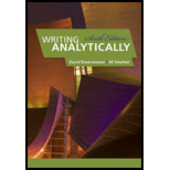 Writing Analytically