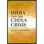 India and China Crisis