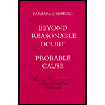 Beyond Reasonable Doubt and Probable Cause