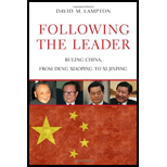 Following the Leader  Ruling China, from Deng Xiaoping to Xi Jinping