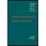 Classic and Romantic German Aesthetics