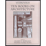 Vitruvius Ten Books on Architecture