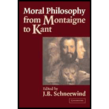 Moral Philosophy From Montaigne to Kant