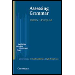 Assessing Grammar