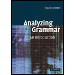 Analyzing Grammar