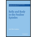 Belly and Body in the Pauline Epistles