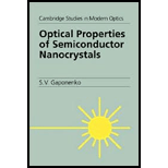 Optical Properties of Semiconductore and