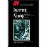 Measurement in Psychology