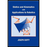 Statics and Kinematics With Application to Robotics