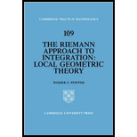 Riemann Approach to Integration Local Geometric Theory