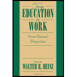 From Education to Work Cross National Perspectives