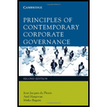 Principles of Contemporary Corporate Governance