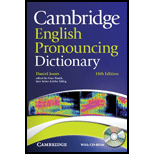 Cambridge English Pronouncing Dictionary - With CD 18th edition ...