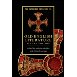 Cambridge Companion to Old English Literature