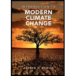 Introduction to Modern Climate Change