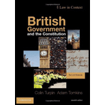 British Government and the Constitution Text and Materials