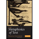 Metaphysics of Text