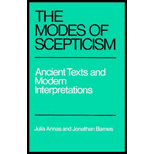 Modes of Scepticism  Ancient Texts and Modern Interpretations