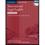 International Legal English   With 3 CDs