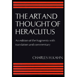 Art and Thought of Heraclitus  An Edition of the Fragments with Translation and Commentary